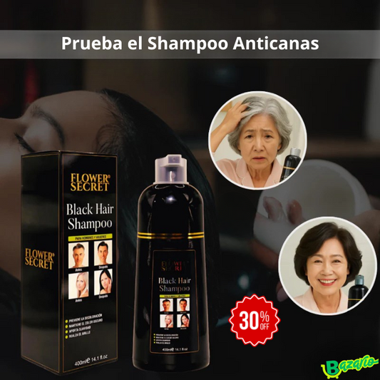 SHAMPOO PINTA CANAS FLOWER SECRET 400 ML