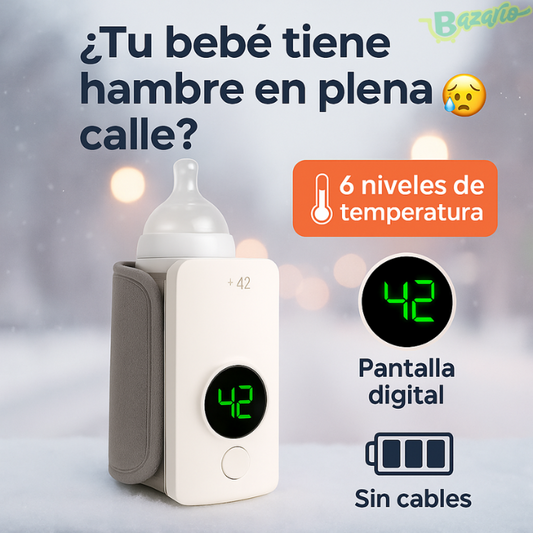 Calentador Portátil de Mamaderas Recargable