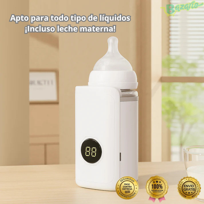 Calentador Portátil de Mamaderas Recargable
